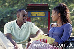 Morris, his wife, and a Napcorn machine